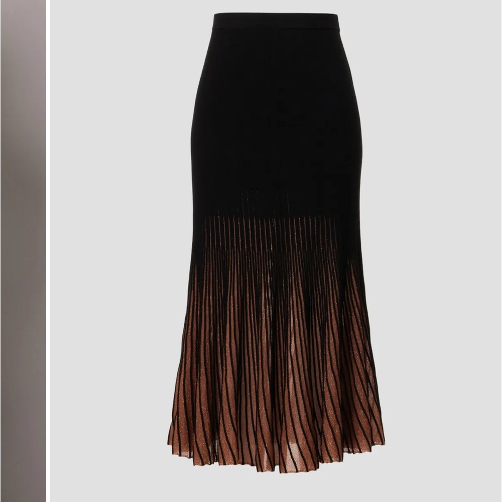 Ulla Johnson Emilia skirt black and bronze